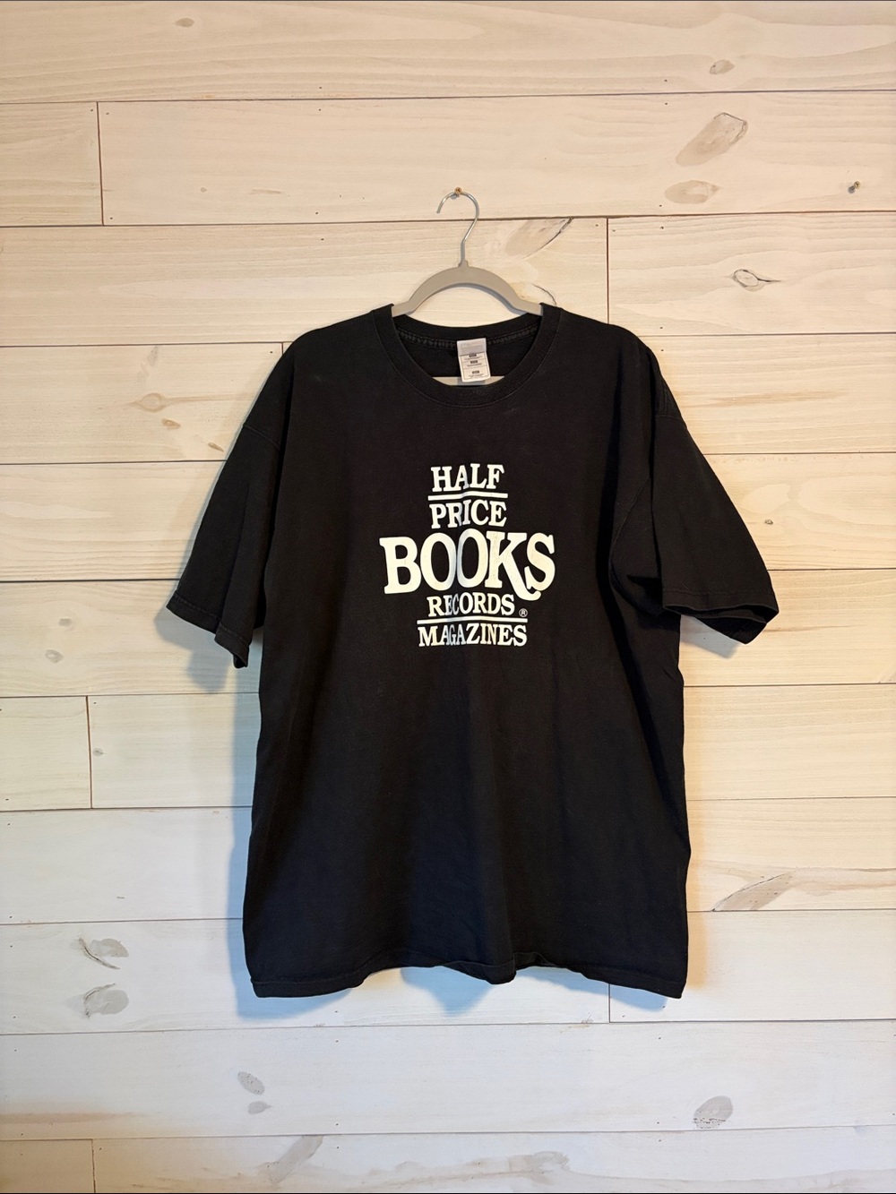 Vintage Black Graphic 'Half Price Books' Short Sleeve Tee